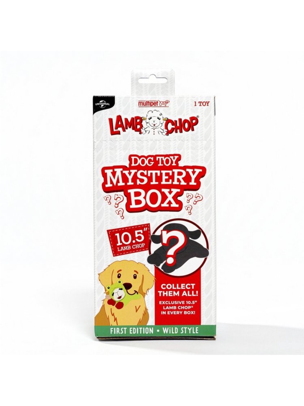NWT Multipet Lamb Chop Dog Toy Mystery Box First Edition Wild Style